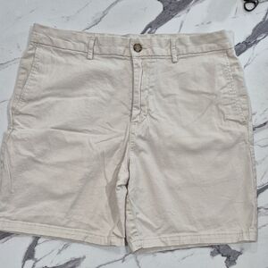 Old Navy Slim Fit Built In Flex Chino Shorts, Beige 36"